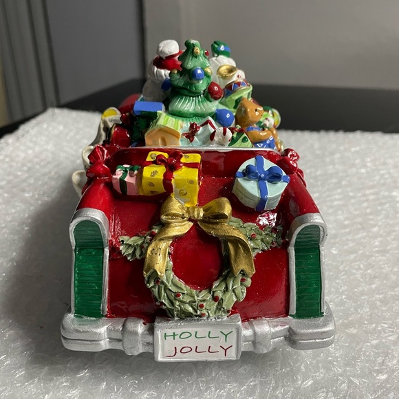 Fitz & Floyd Merry & Bright Collection Santa Car “Here Comes Santa Claus” Music - Picture 4 of 7